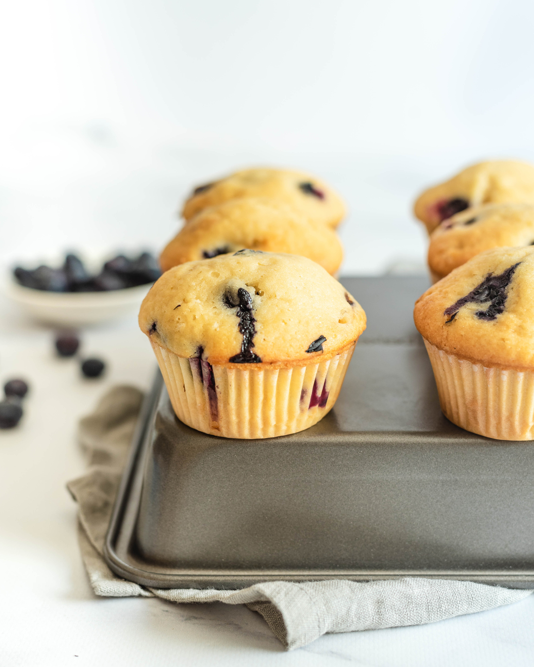 Blueberry Muffins - Milling Coconuts